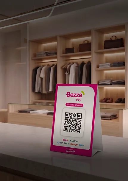 Cobrá con QR en tu negocio con Bezza Pay